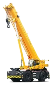 Rough terrain crane — a machine type we supply spare parts for
