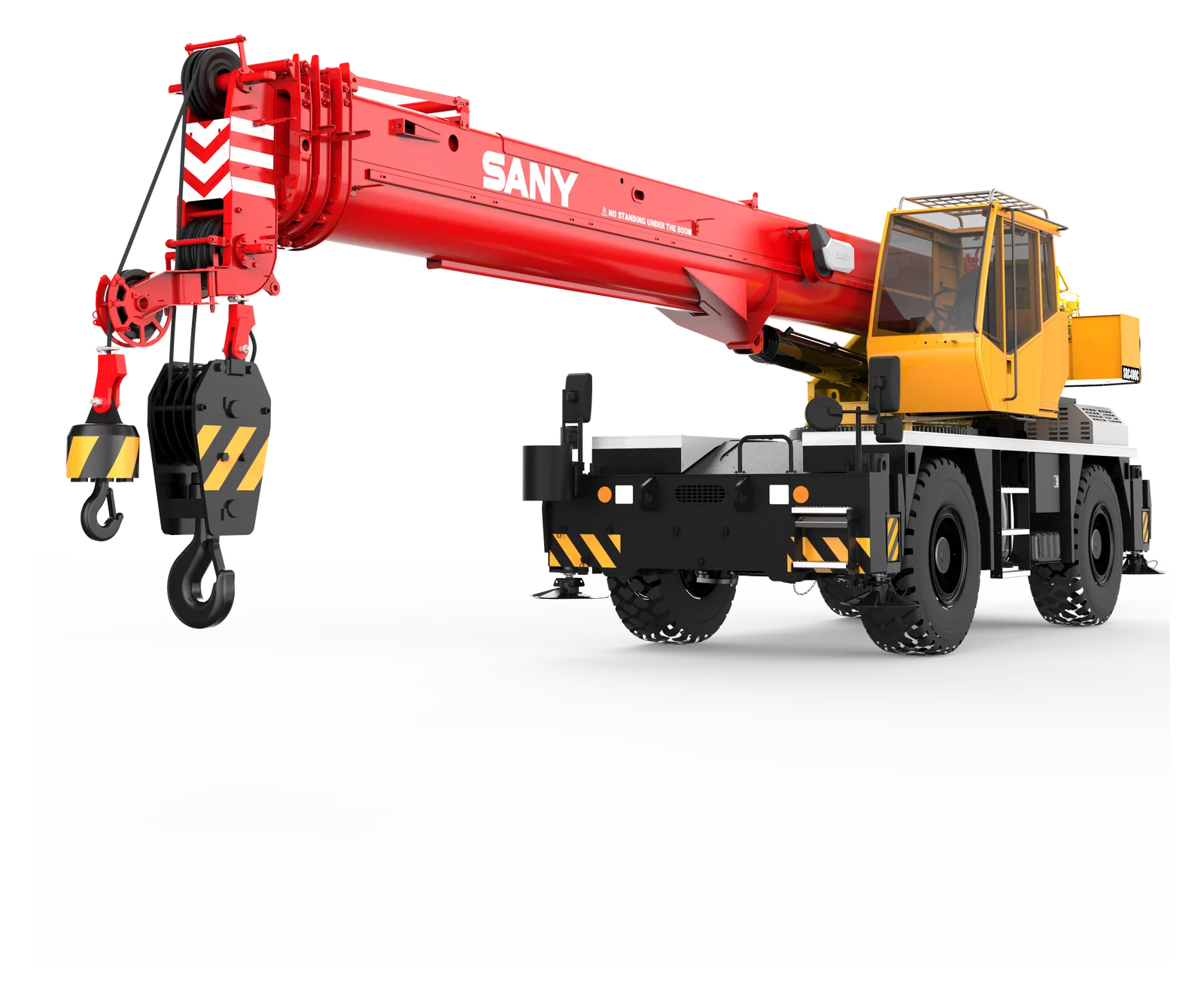 Rough terrain crane — a machine type we supply spare parts for
